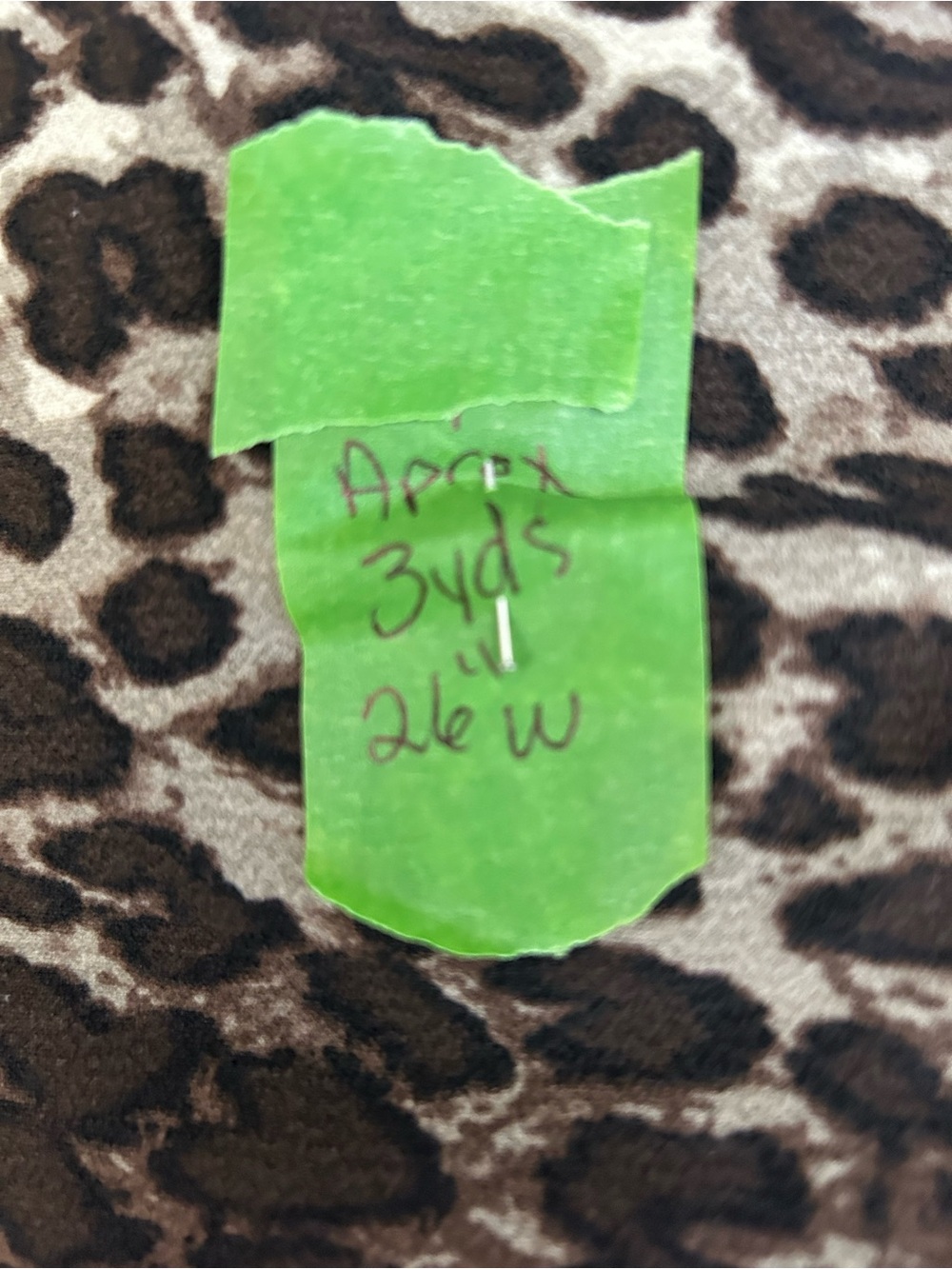 Leopard Print Fabric - Picture 3 of 3